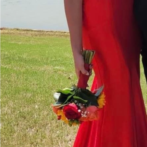 Red Prom Dress - Picture 2 of 3